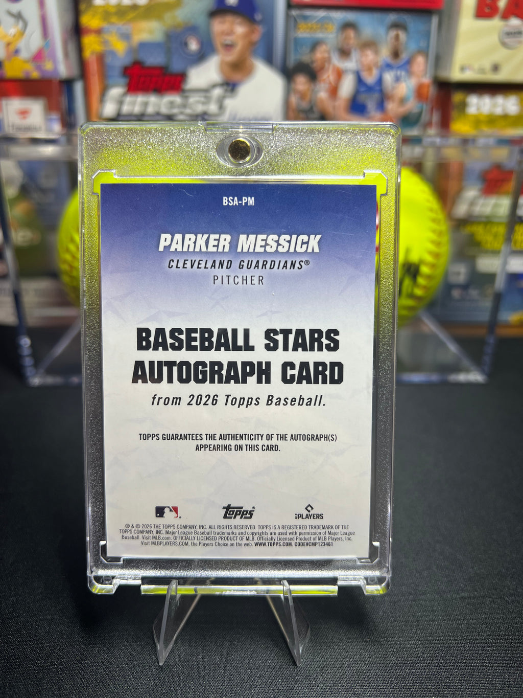 Parker Messick - 2026 Topps Series 1 Baseball Stars Autograph #BSA-PM