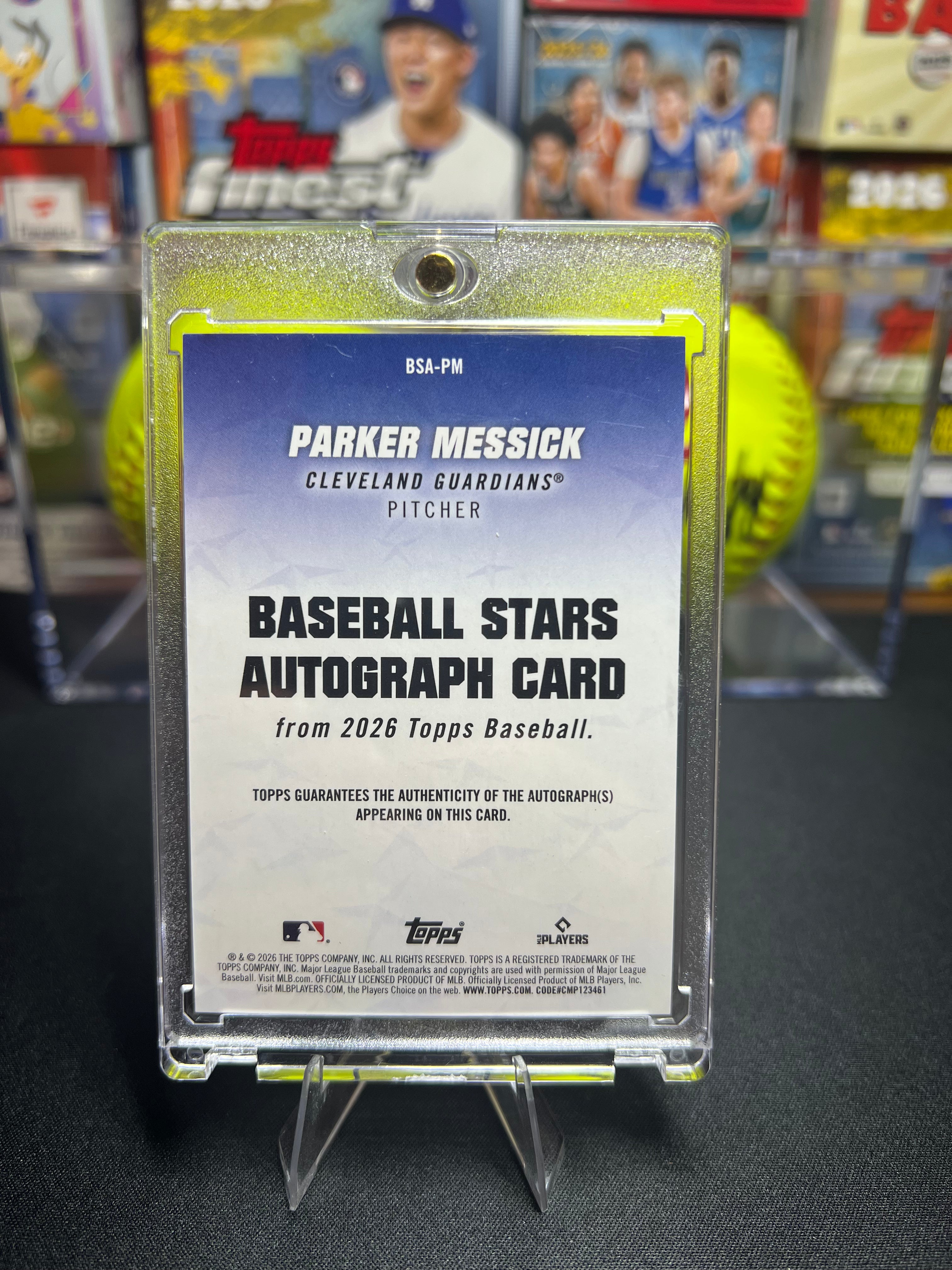 Parker Messick - 2026 Topps Series 1 Baseball Stars Autograph #BSA-PM