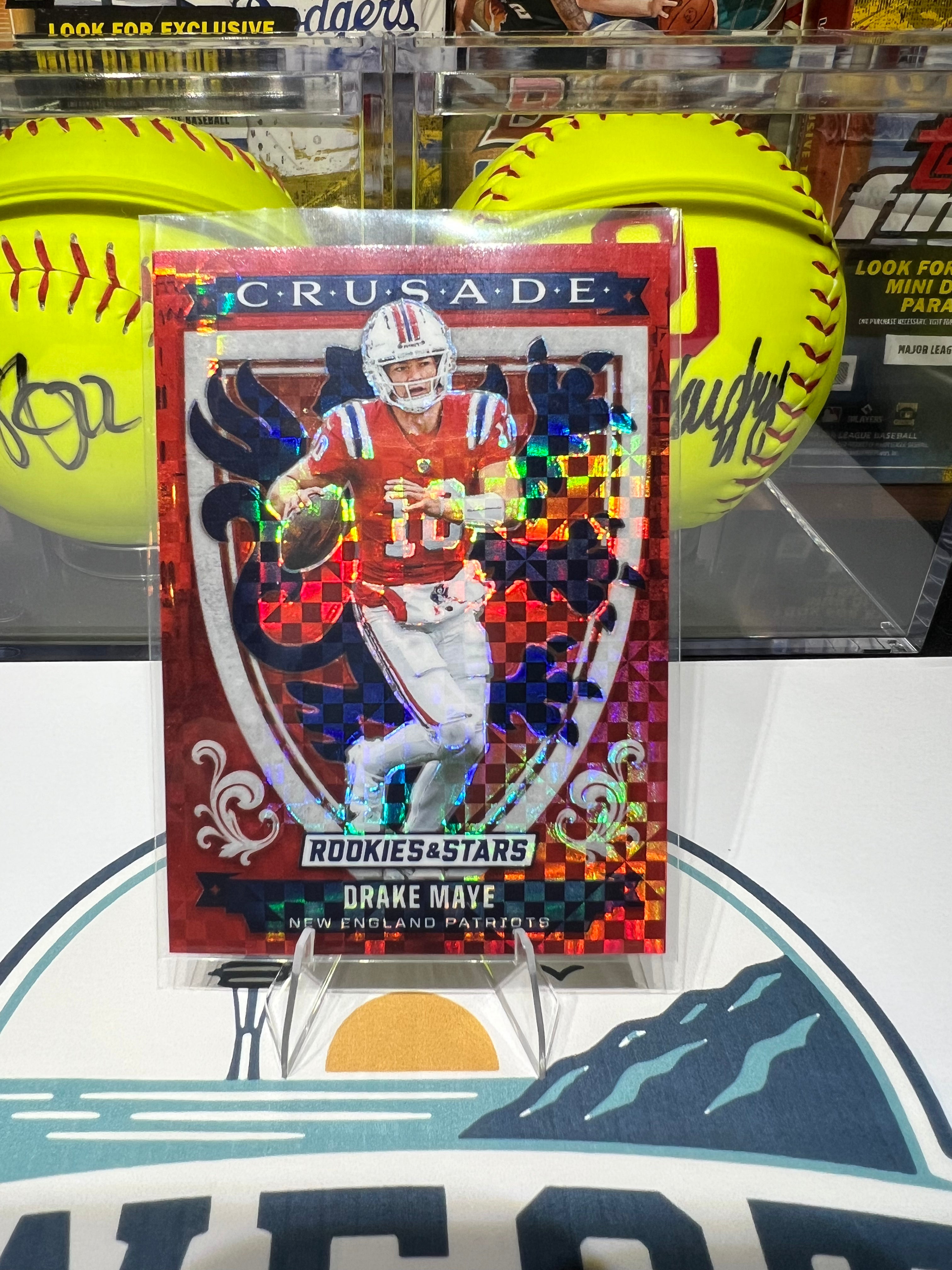Drake Maye - 2025 Panini Rookies & Stars Crusade Red Plaid #29
