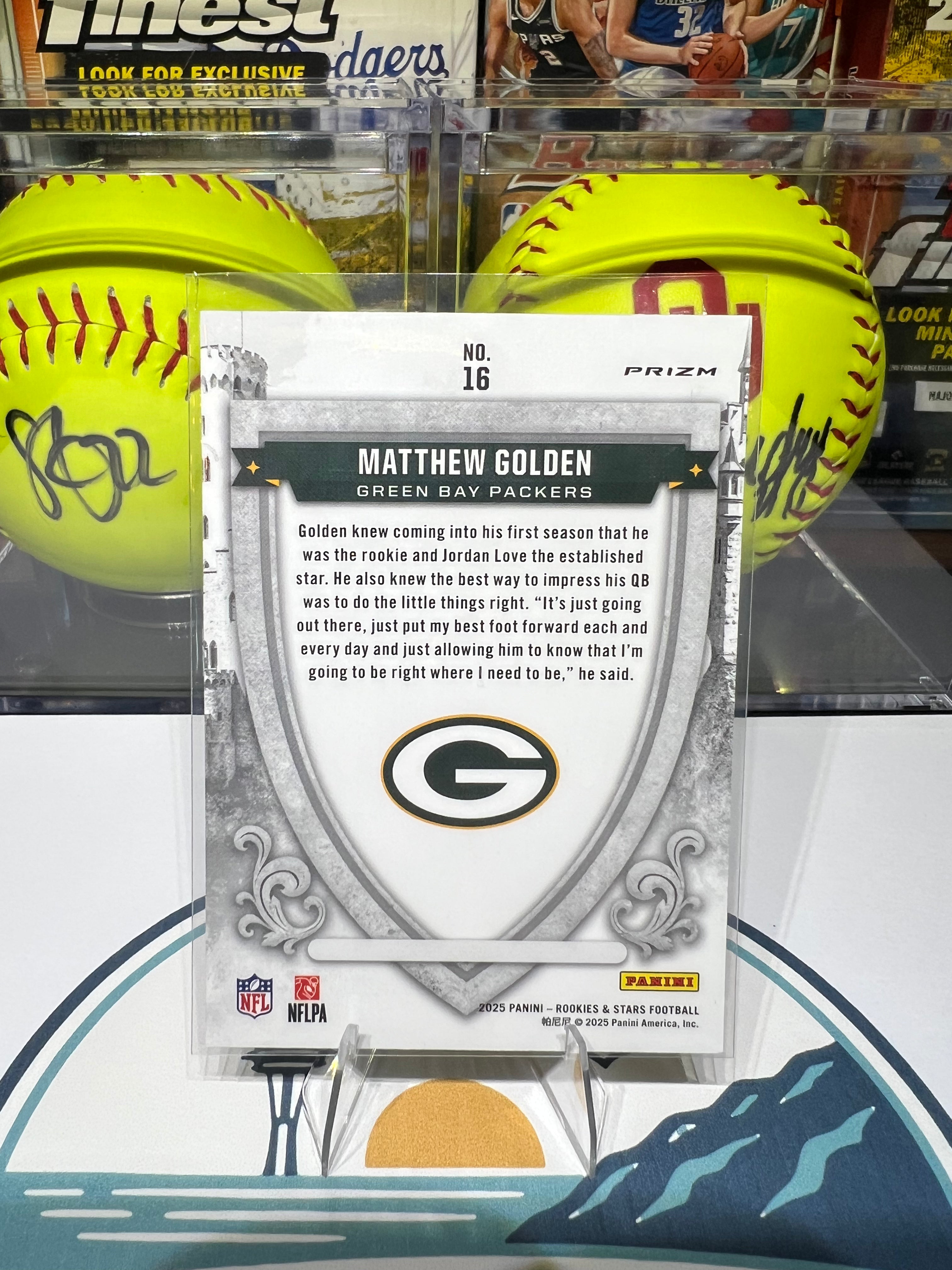 Matthew Golden - 2025 Panini Rookies & Stars Crusade Silver #16