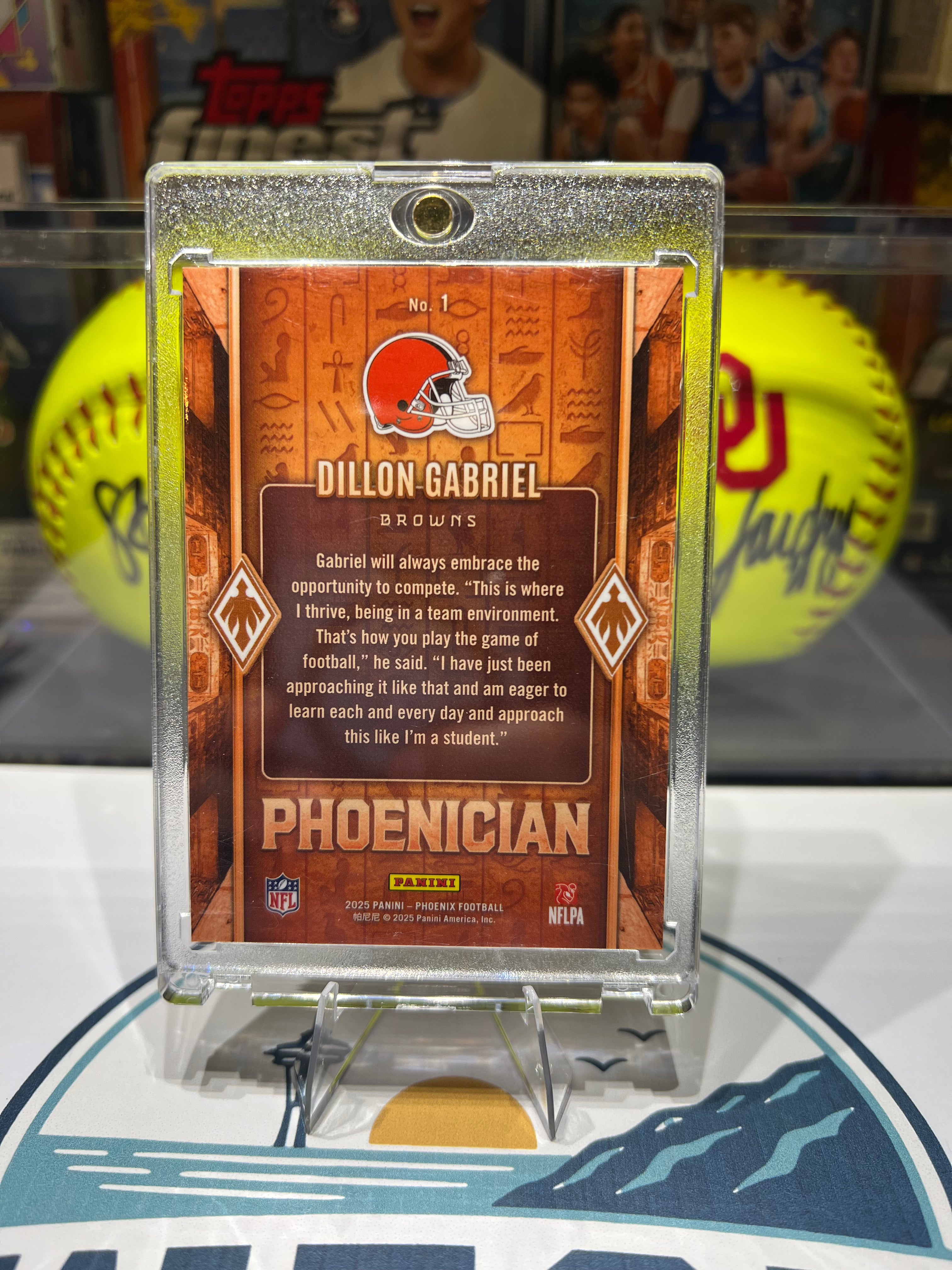 Dillon Gabriel - 2025 Panini Phoenix Phoenician #1