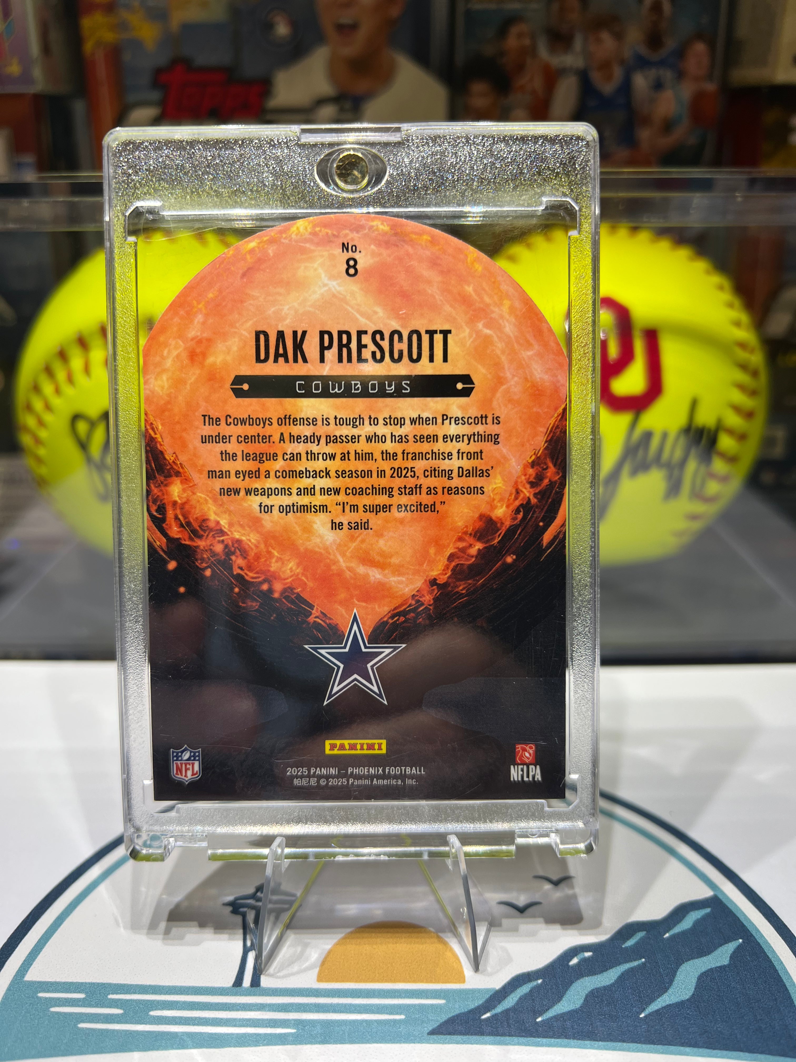 Dak Prescott - 2025 Panini Phoenix Resurgent Snow Globe #8