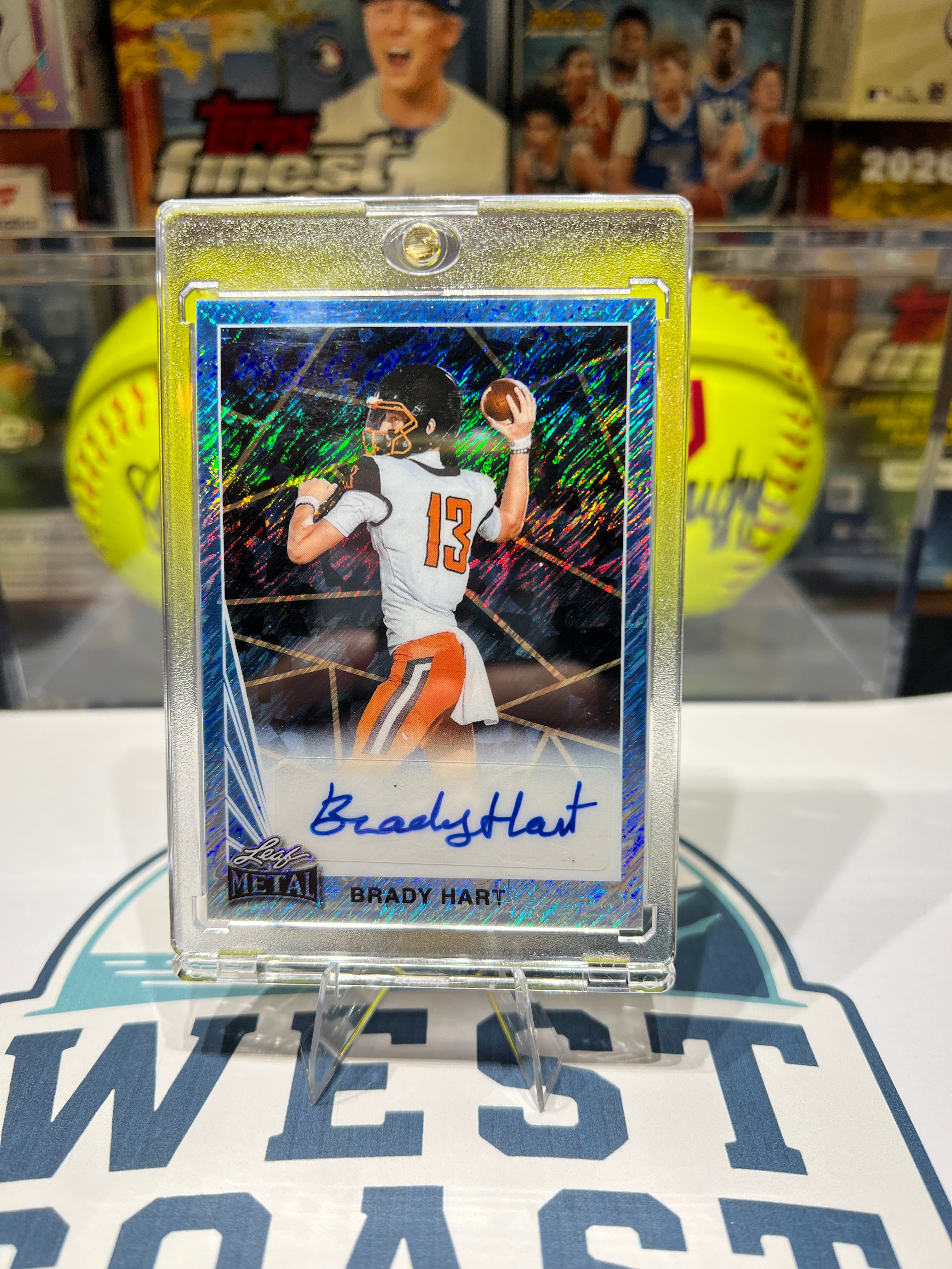 Brady Hart - 2024 Leaf Metal Auto Blue Shimmer #90A-BH3 5/20