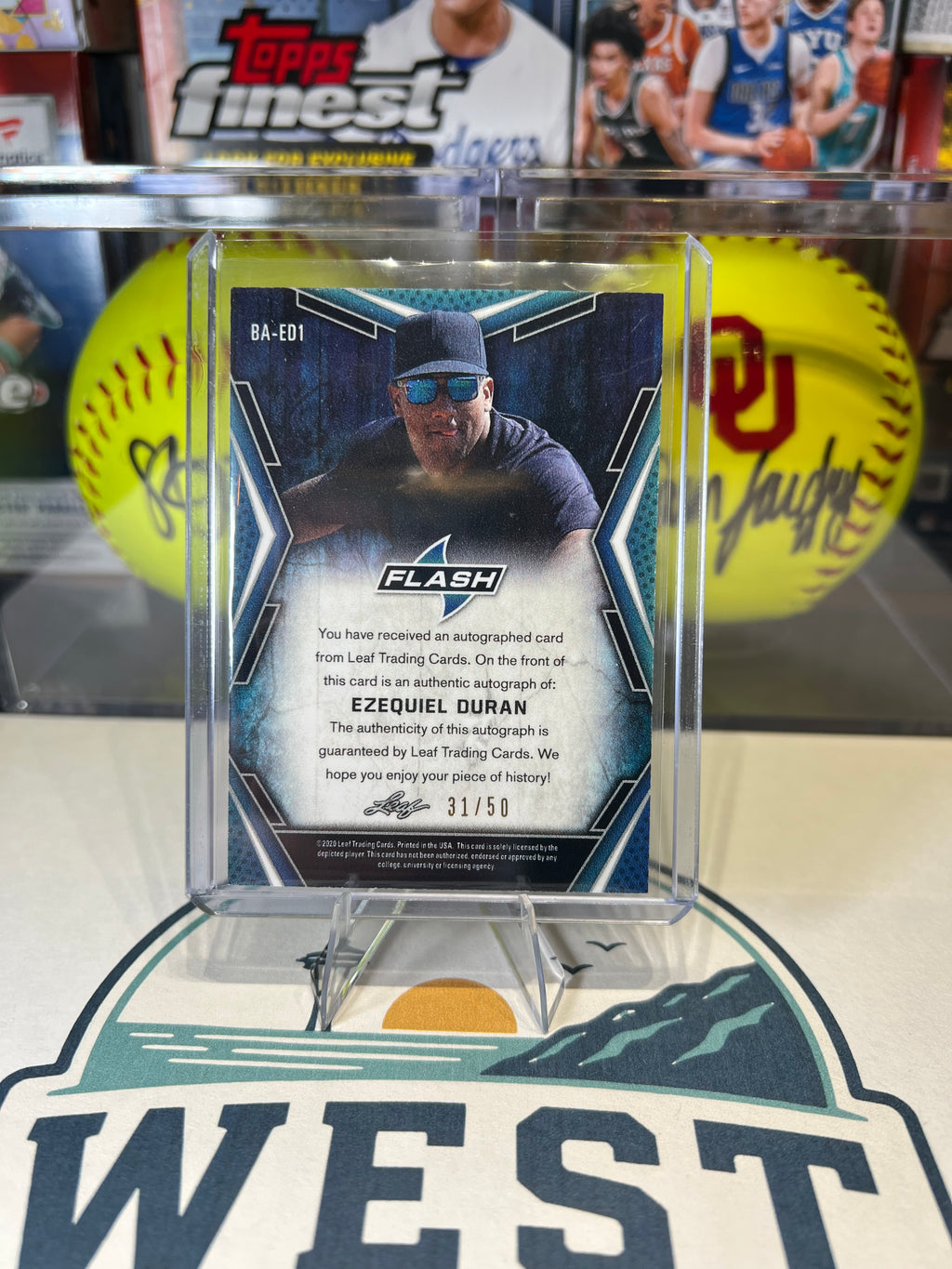 Exequiel Duran - 2024 Leaf Flash Rookie Autograph #BA-ED1 31/50