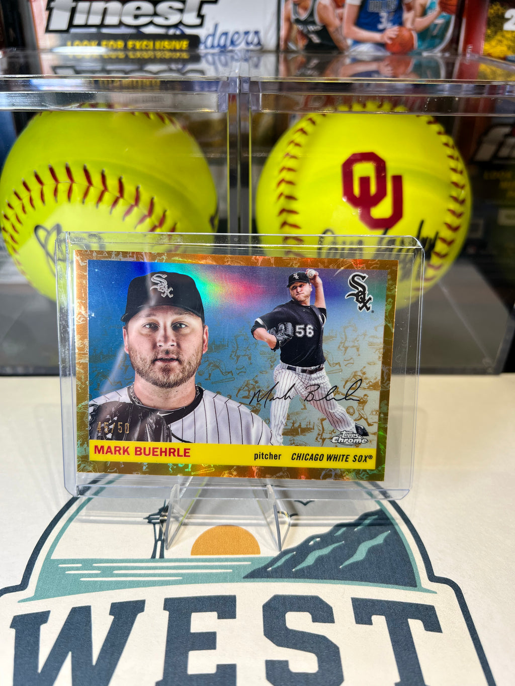 Mark Buehrle - 2025 Topps Chrome Platinum Toile Cream Gold Refractor #474 45/50