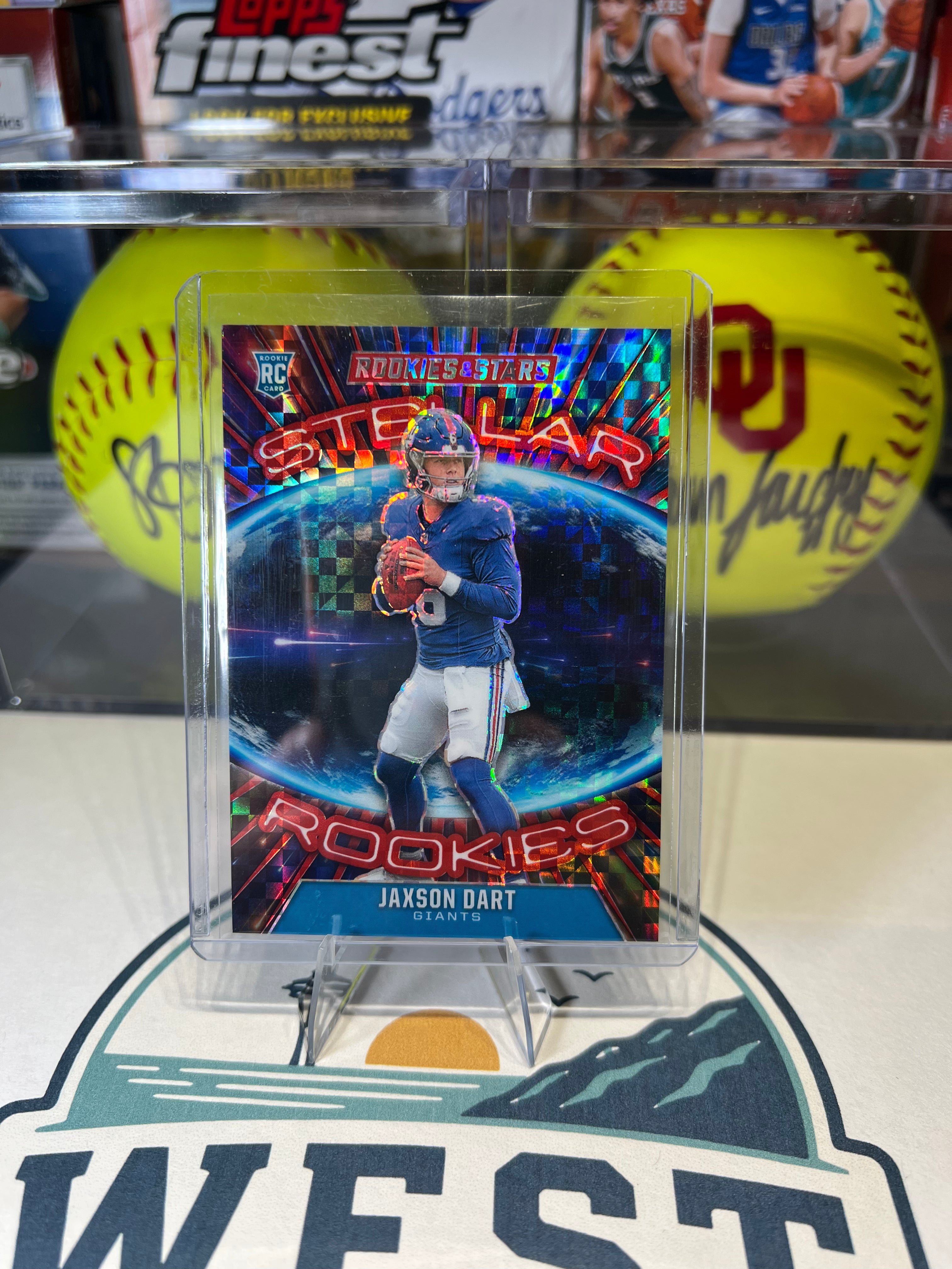 Jaxson Dart - 2026 Panini Rookies & Stars Stellar Rookies Red Plaid #10