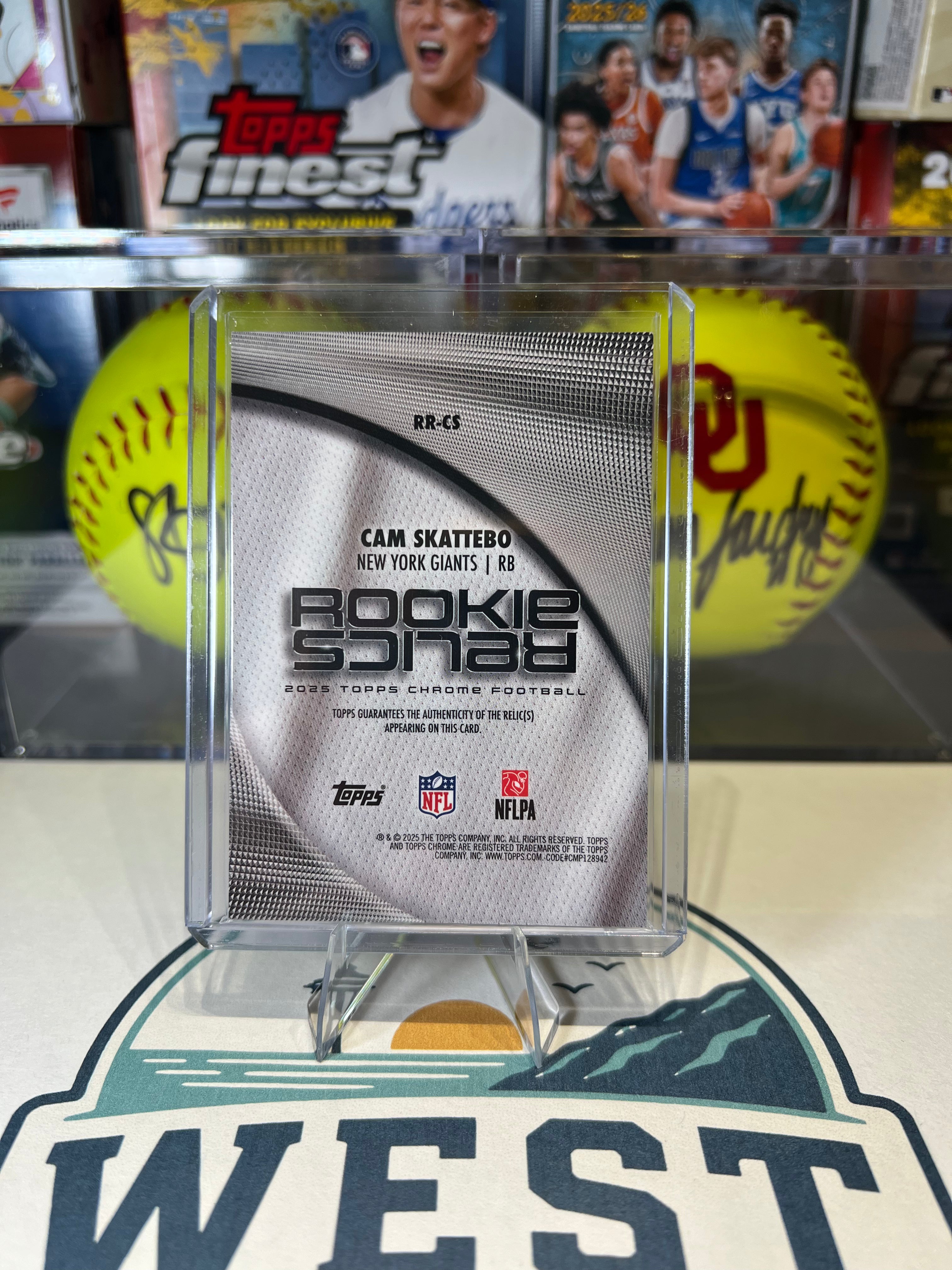 Cam Skattebo - 2025 Topps Chrome Rookie Relics #RR-CS