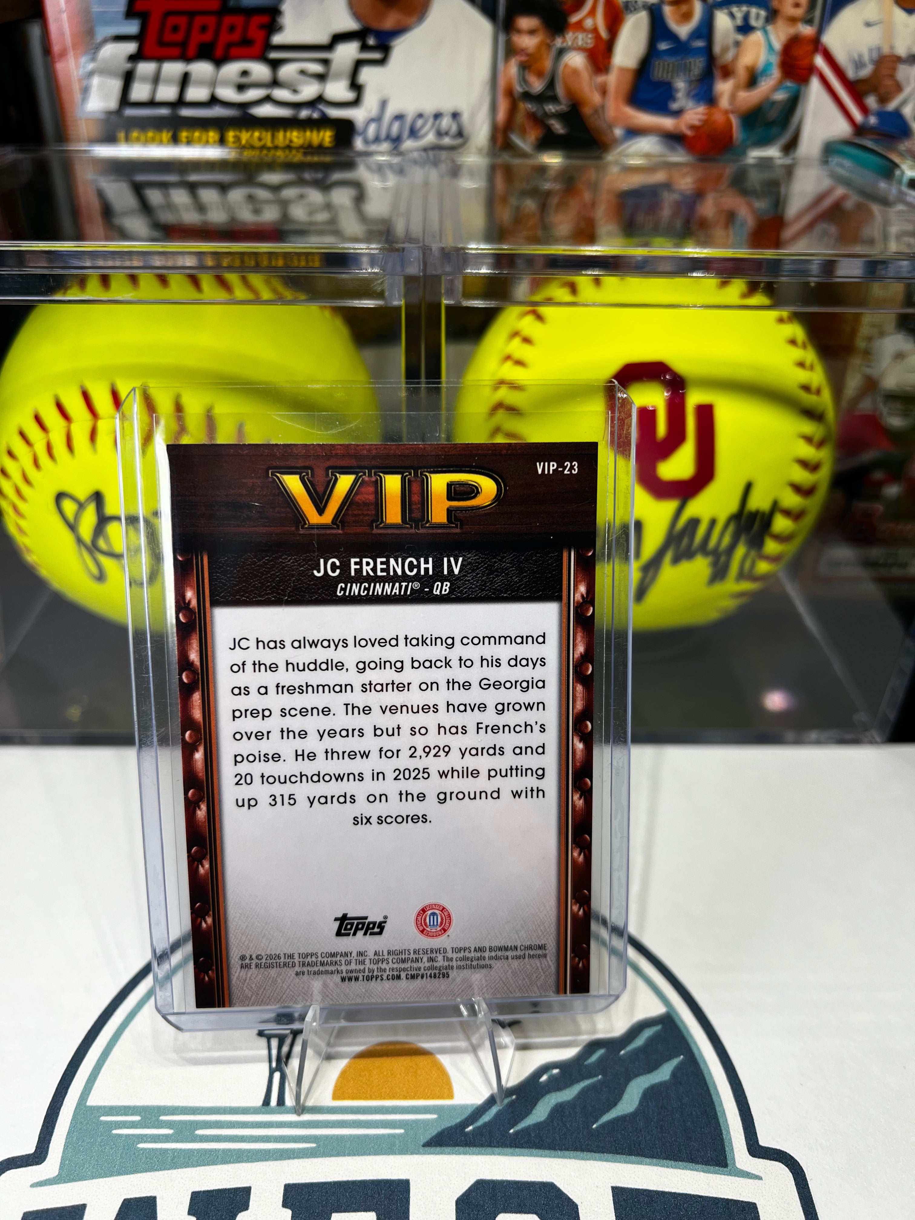 JC French IV - 2026 Bowman Chrome U VIP #VIP-23