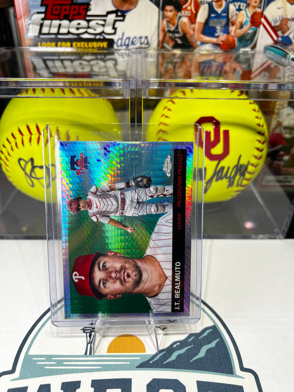 J.T. Realmuto - 2025 Topps Chrome Platinum Prizm Refractor #171