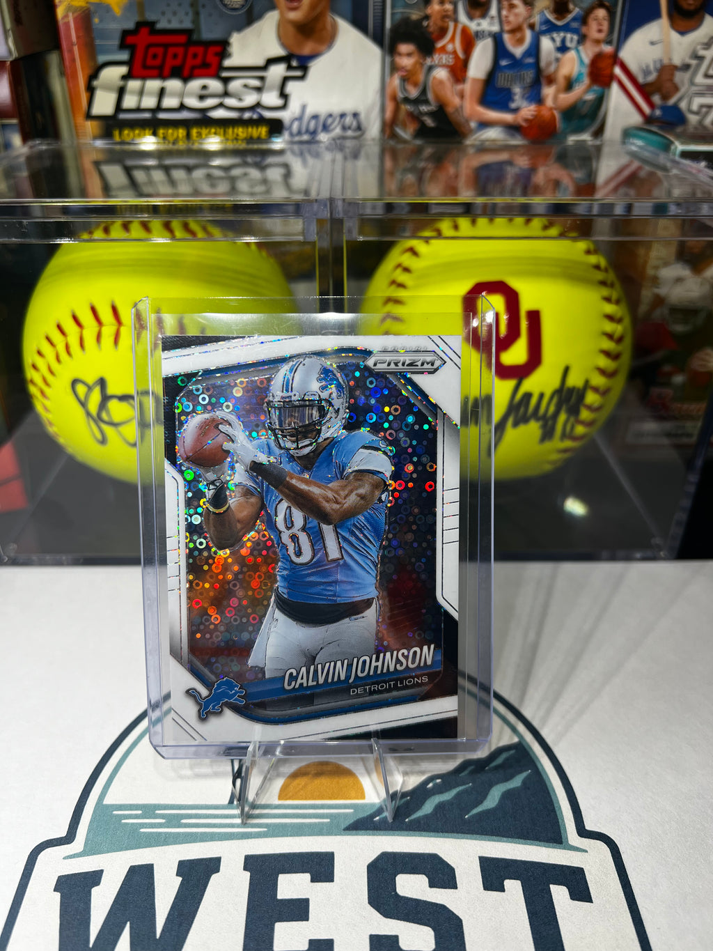 Calvin Johnson - 2025 Panini Prizm White Disco #111