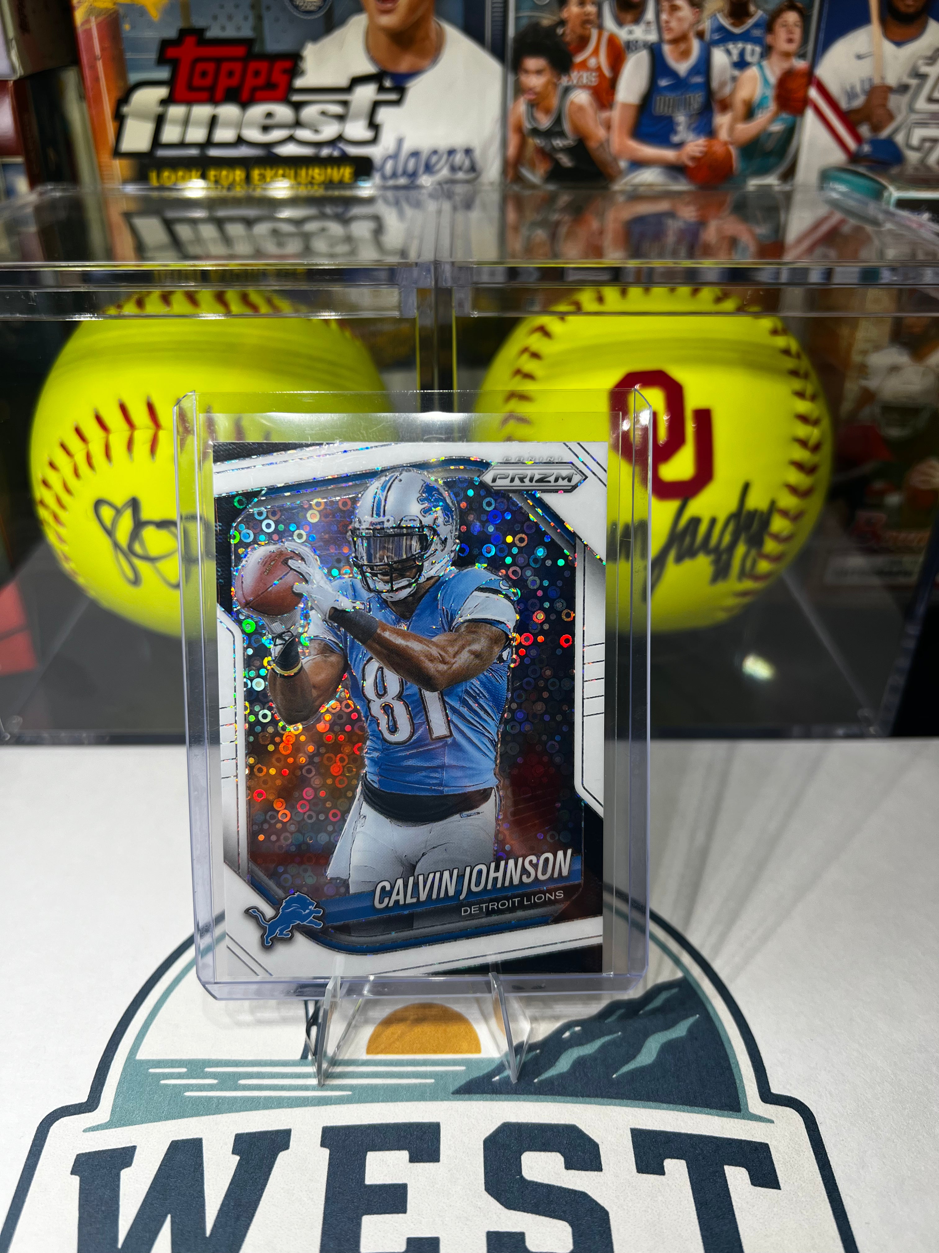 Calvin Johnson - 2025 Panini Prizm White Disco #111