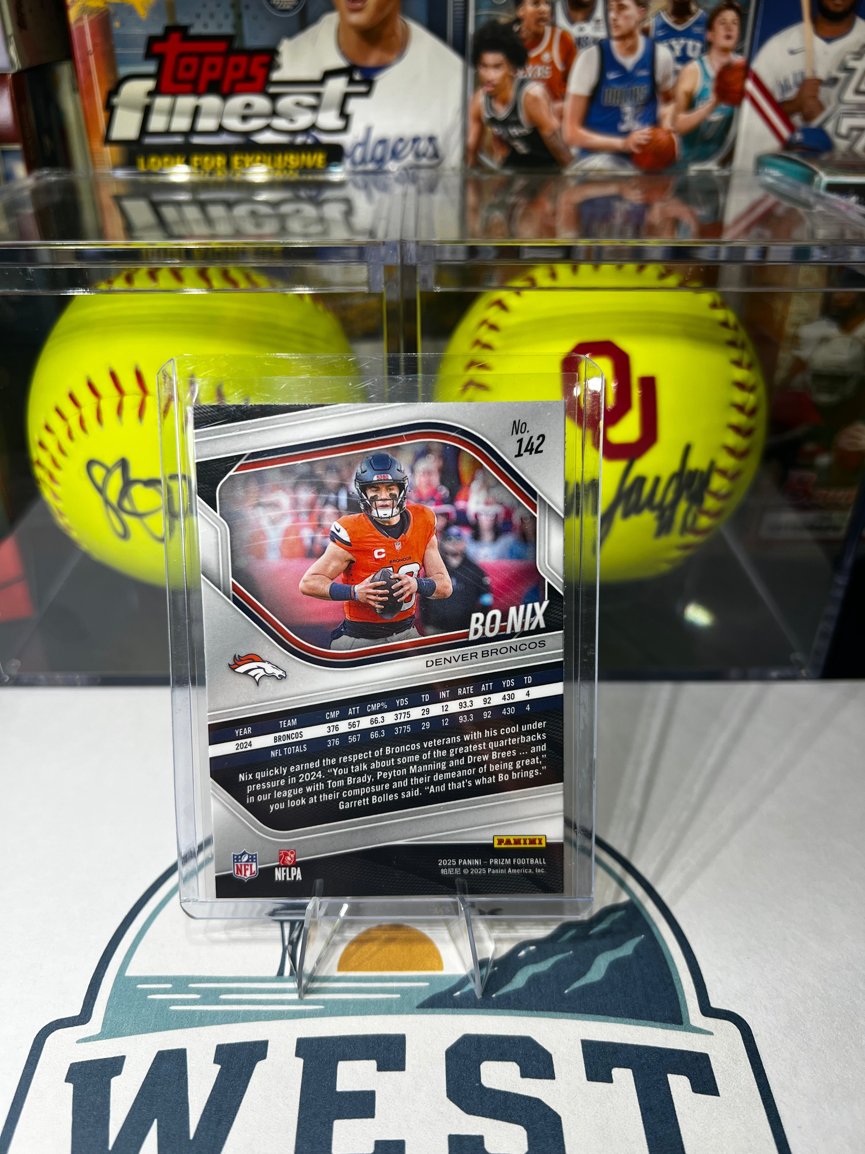 Bo Nix - 2025 Panini Prizm #142