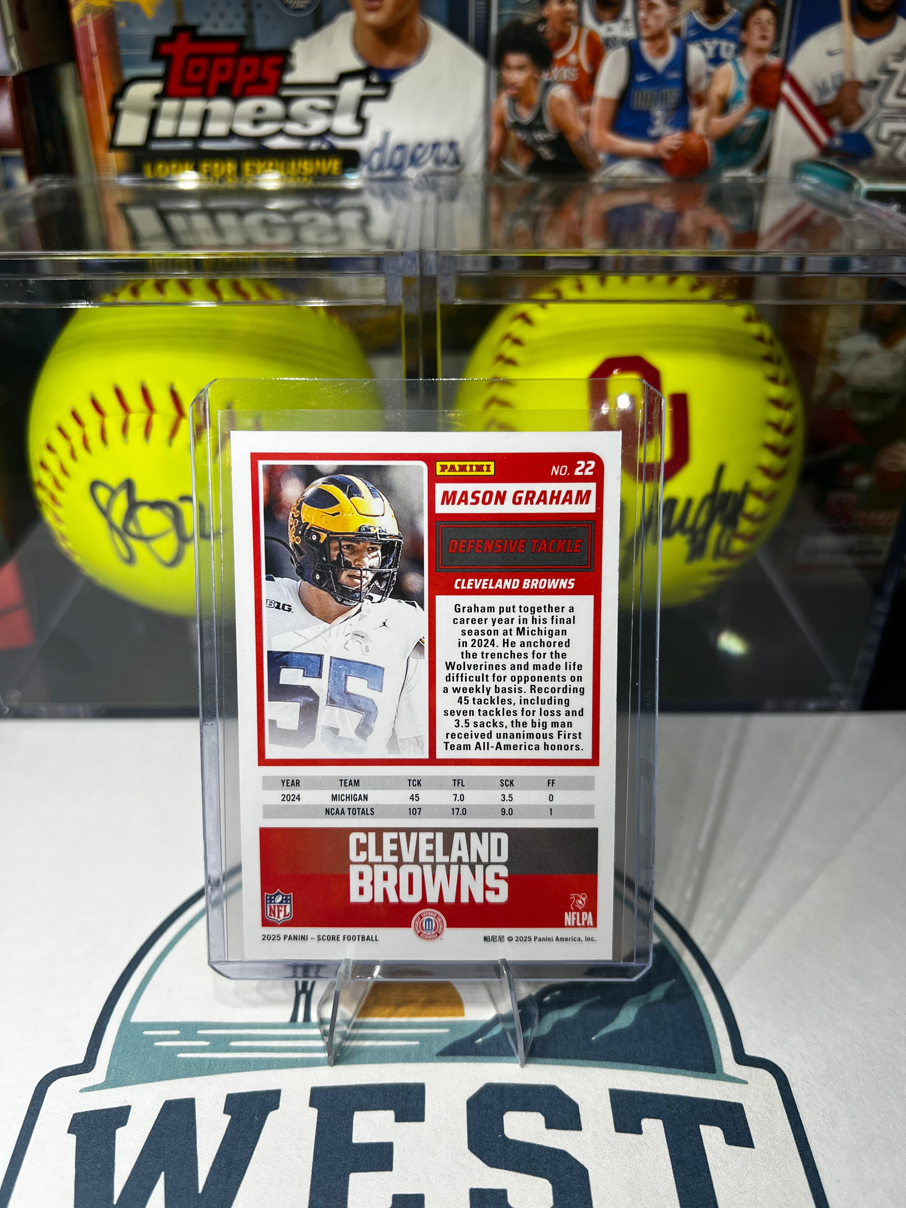 Mason Graham - 2025 Panini Score #22