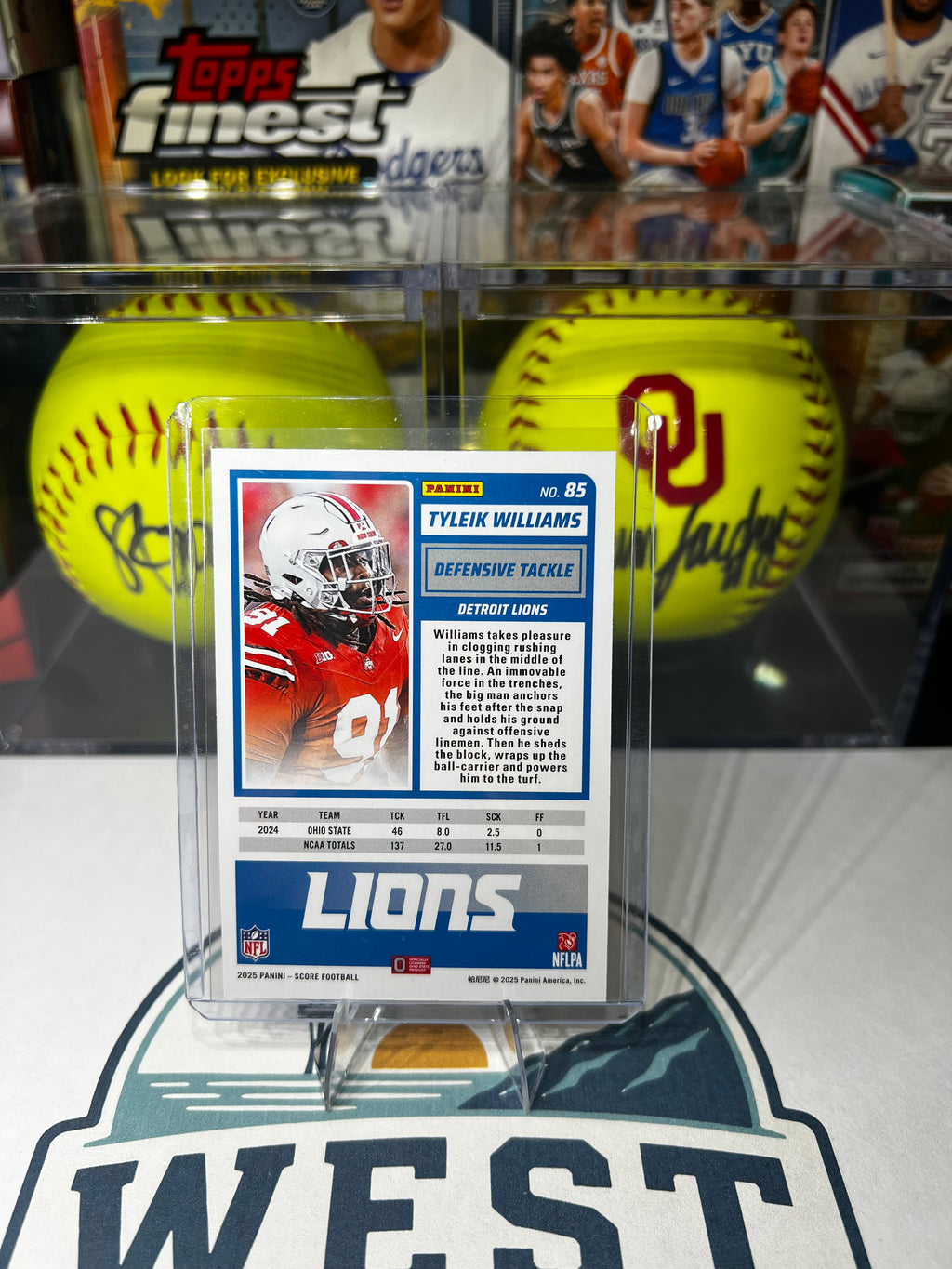 Tyleik Williams - 2025 Panini Score #85