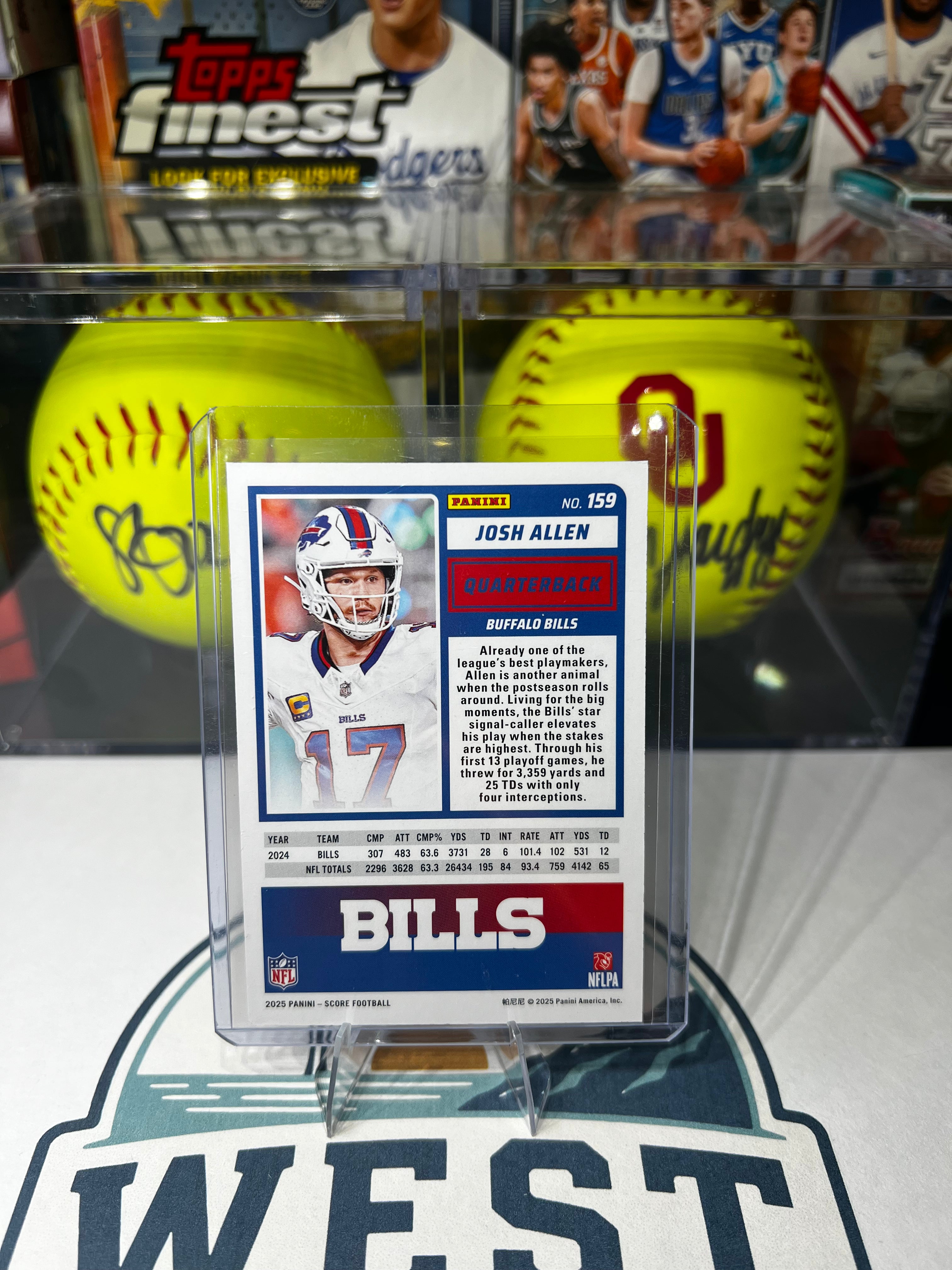 Josh Allen - 2025 Panini Score Red #159