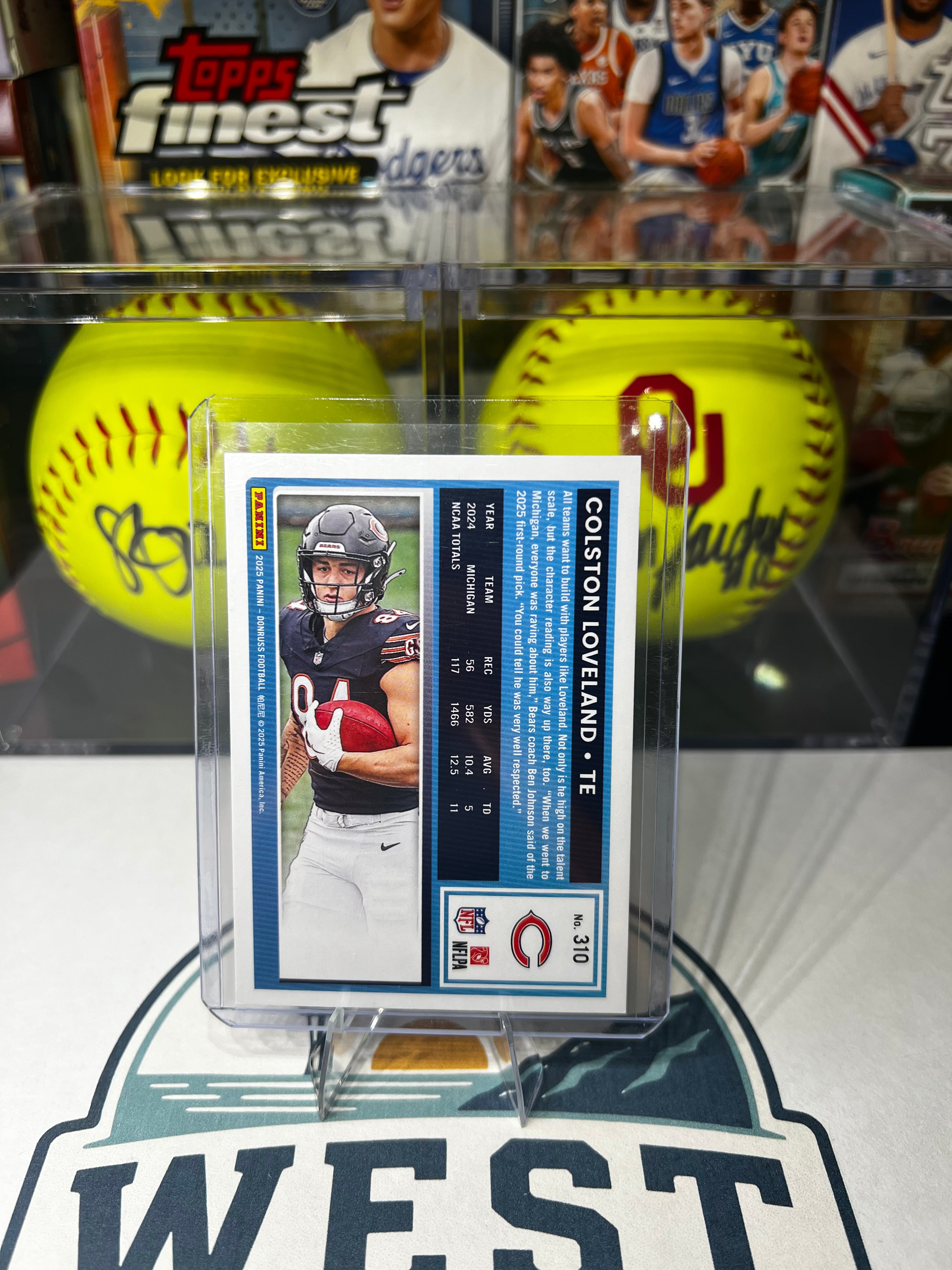 Colston Loveland - 2025 Panini Donruss Rated Rookie #310