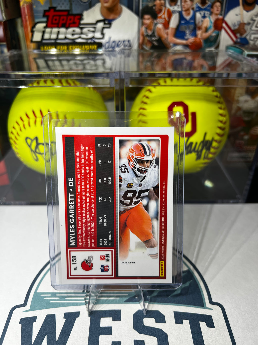 Myles Garrett - 2025 Panini Donruss Optic Refractor #158