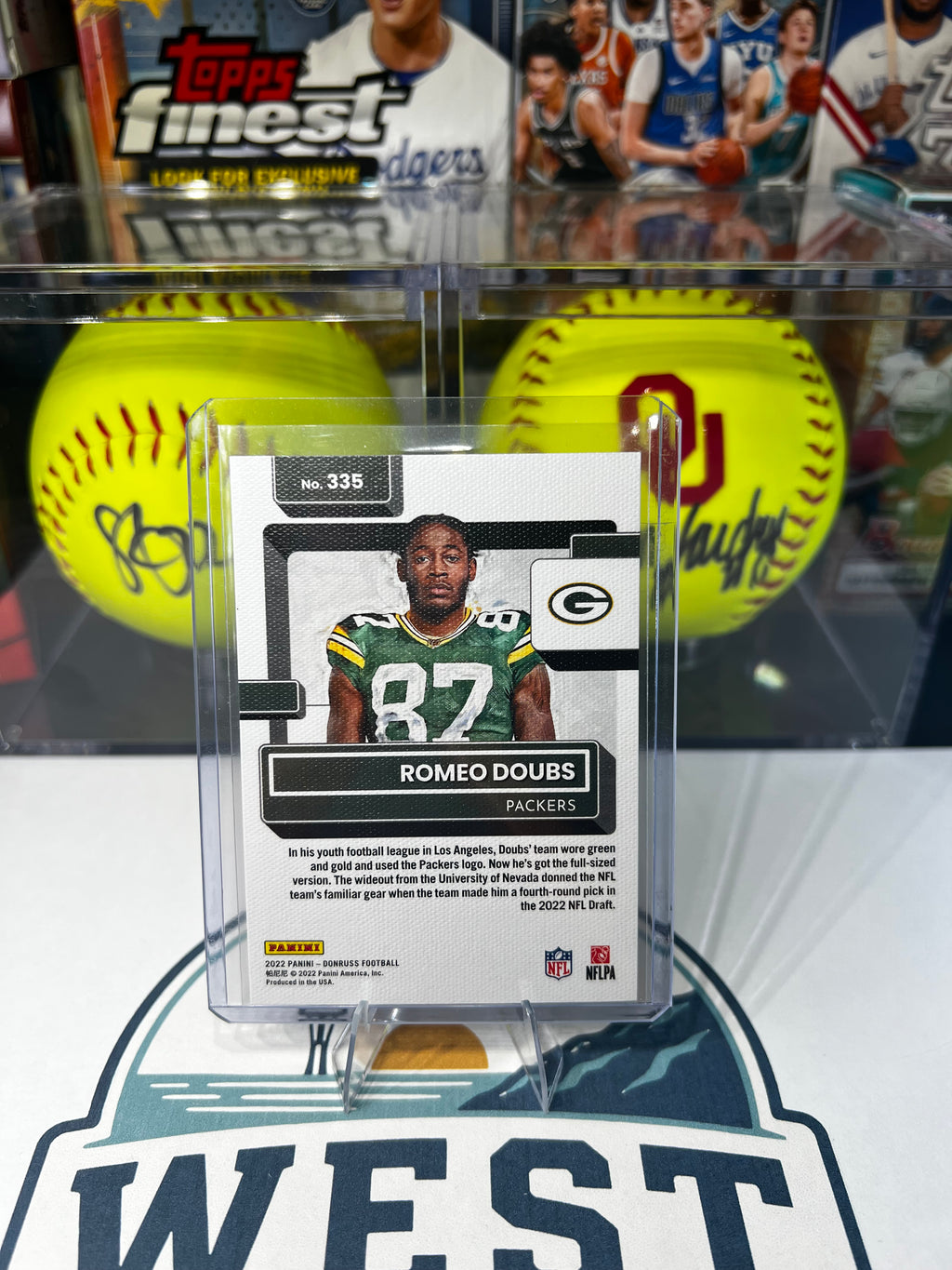 Romeo Doubs - 2022 Panini Donruss Rated Rookies #335