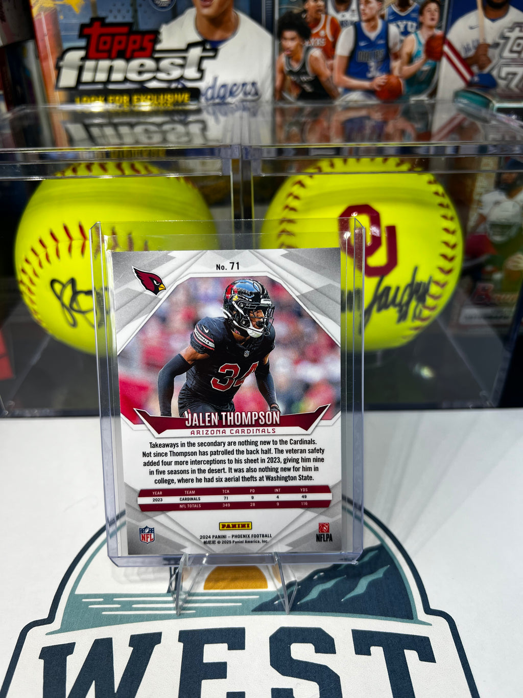 Jalen Thompson - 2024 Panini Phoenix Lazer #71