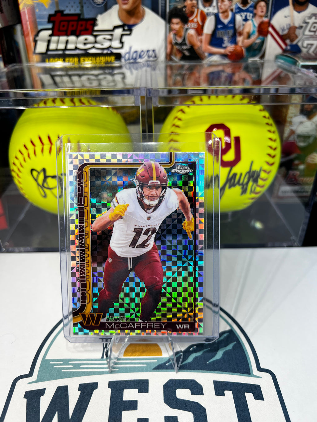 Luke McCaffrey - 20225 Topps Chrome X-Fractor #298